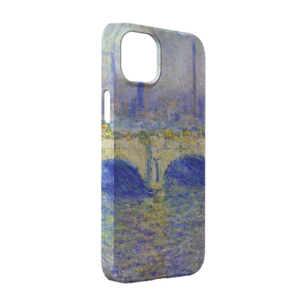 Custom Waterloo Bridge by Claude Monet iPhone Case - Plastic - iPhone 14