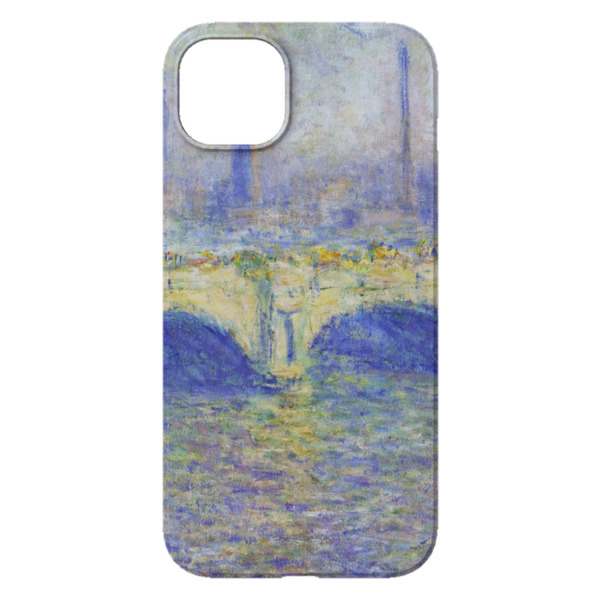 Waterloo Bridge by Claude Monet iPhone 14 Plus Case - Back