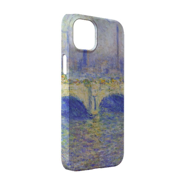 Custom Waterloo Bridge by Claude Monet iPhone Case - Plastic - iPhone 14 Pro