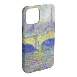 Waterloo Bridge by Claude Monet iPhone Case - Plastic - iPhone 15 Plus