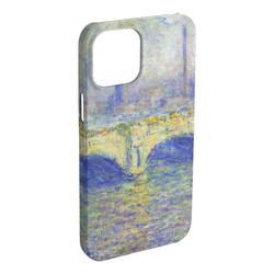 Waterloo Bridge by Claude Monet iPhone Case - Plastic - iPhone 15 Pro Max