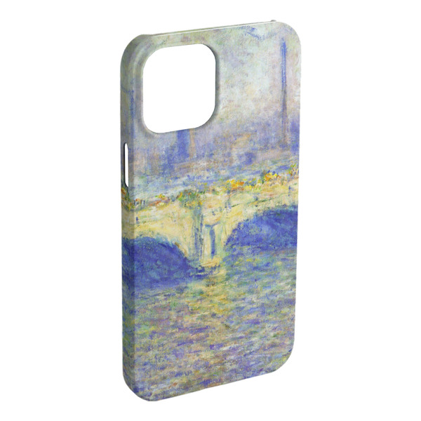 Custom Waterloo Bridge by Claude Monet iPhone Case - Plastic