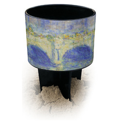 Waterloo Bridge by Claude Monet Black Beach Spiker Drink Holder