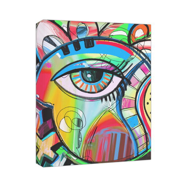 Custom Abstract Eye Painting Canvas Print - 11x14