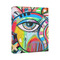 Abstract Eye Painting 11x14 - Canvas Print - Angled View