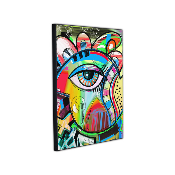 Abstract Eye Painting 11x14 Wood Print - Angle View