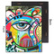 Abstract Eye Painting 11x14 Wood Print - Front & Back View