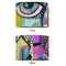 Abstract Eye Painting 12" Drum Lampshade - APPROVAL (Fabric)