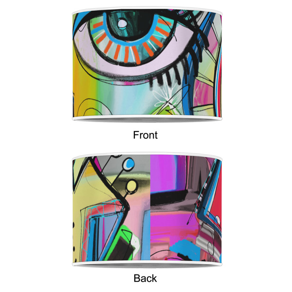 Abstract Eye Painting 12" Drum Lampshade - APPROVAL (Poly Film)