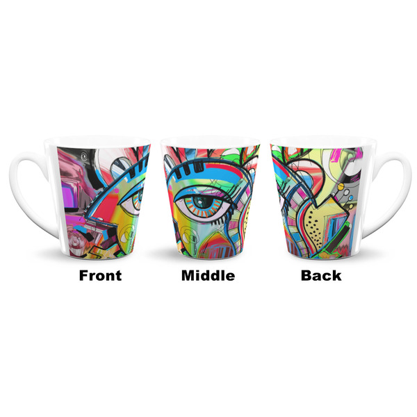 Abstract Eye Painting 12 Oz Latte Mug - Approval