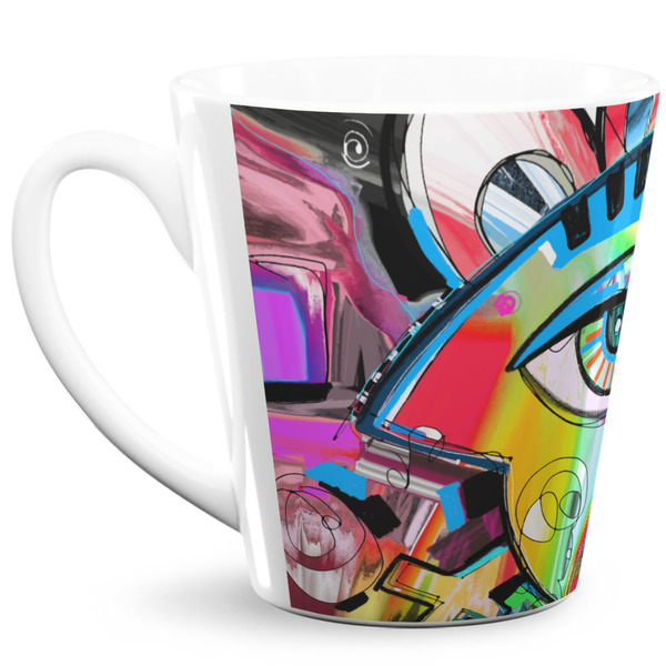 Custom Abstract Eye Painting 12 Oz Latte Mug