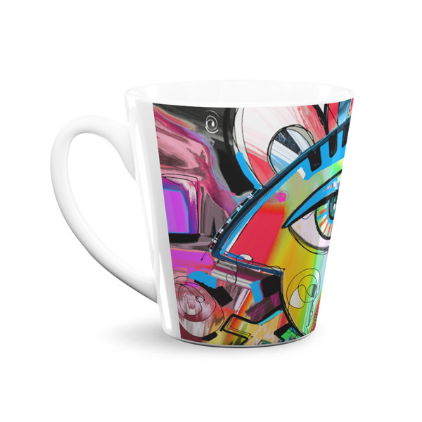 Abstract Eye Painting 12 Oz Latte Mug - Front