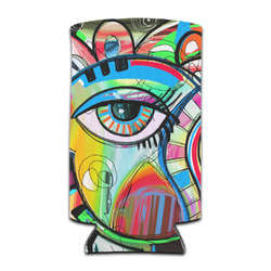Abstract Eye Painting Can Cooler (tall 12 oz)