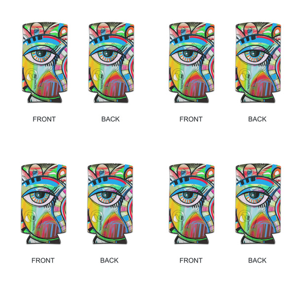 Abstract Eye Painting 12oz Tall Can Sleeve - Set of 4 - APPROVAL