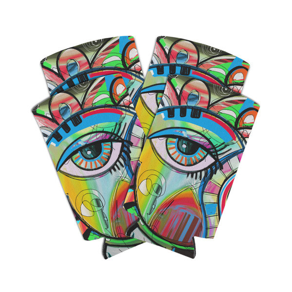 Abstract Eye Painting 12oz Tall Can Sleeve - Set of 4 - MAIN