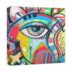Abstract Eye Painting Canvas Print - 12x12