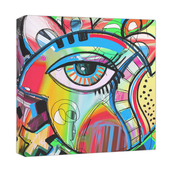 Custom Abstract Eye Painting Canvas Print - 12x12