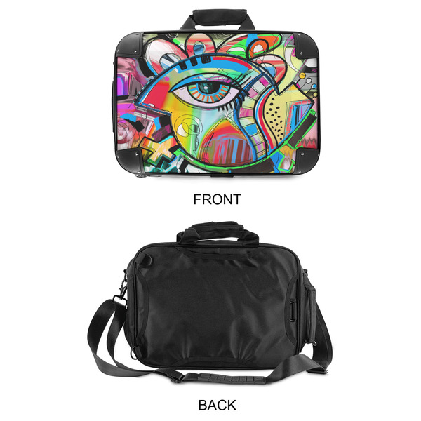 Abstract Eye Painting 15" Hard Shell Briefcase - APPROVAL