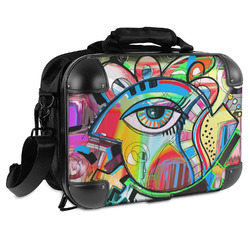 Abstract Eye Painting Hard Shell Briefcase - 15"