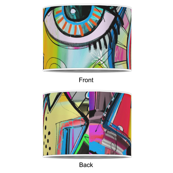 Abstract Eye Painting 16" Drum Lampshade - APPROVAL (Poly Film)