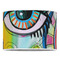 Abstract Eye Painting 16" Drum Lampshade - FRONT (Poly Film)