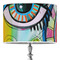 Abstract Eye Painting 16" Drum Lampshade - ON STAND (Poly Film)