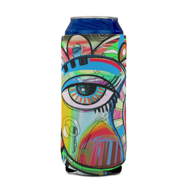 Abstract Eye Painting 16oz Can Sleeve - FRONT (on can)