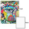 Abstract Eye Painting 16x20 - Matte Poster - Front & Back