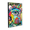 Abstract Eye Painting 16x20 Wood Print - Angle View
