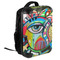 Abstract Eye Painting 18" Hard Shell Backpacks - ANGLED VIEW