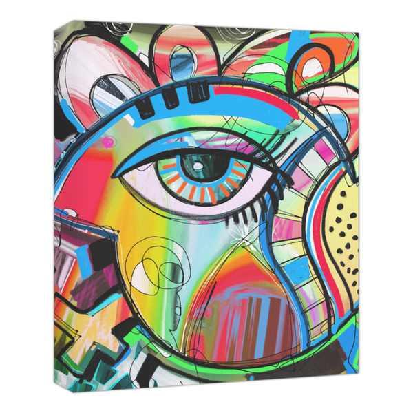 Custom Abstract Eye Painting Canvas Print - 20x24