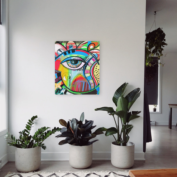 Abstract Eye Painting 20x24 - Canvas Print - In Context