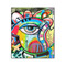 Abstract Eye Painting 20x24 Wood Print - Front View