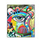 Abstract Eye Painting Wood Print - 20x24