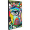 Abstract Eye Painting 20x30 Wood Print - Angle View