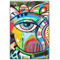 Abstract Eye Painting 20x30 Wood Print - Front View