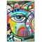 Abstract Eye Painting Wood Print - 20x30