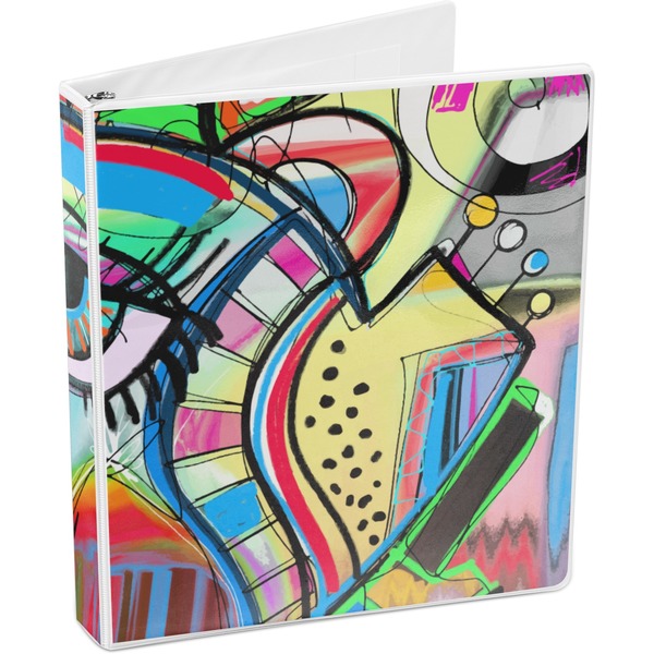 Abstract Eye Painting 3-Ring Binder 3/4 - Main