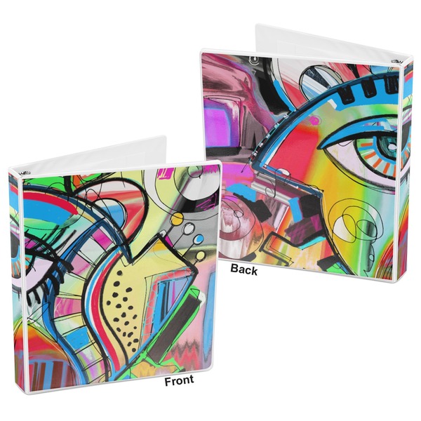 Abstract Eye Painting 3-Ring Binder Front and Back