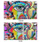 Abstract Eye Painting 3 Ring Binders - Full Wrap - 1" - APPROVAL