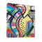 Abstract Eye Painting 3 Ring Binders - Full Wrap - 1" - FRONT