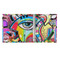 Abstract Eye Painting 3 Ring Binders - Full Wrap - 1" - OPEN INSIDE