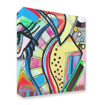 Abstract Eye Painting 3 Ring Binder - Full Wrap - 2"