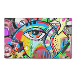 Abstract Eye Painting 3' x 5' Patio Rug