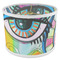 Abstract Eye Painting 8" Drum Lampshade - ANGLE Poly-Film