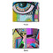 Abstract Eye Painting 8" Drum Lampshade - APPROVAL (Fabric)