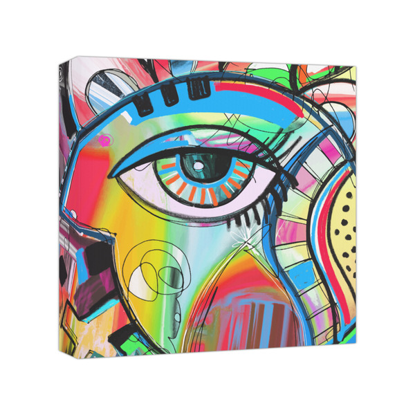 Custom Abstract Eye Painting Canvas Print - 8x8