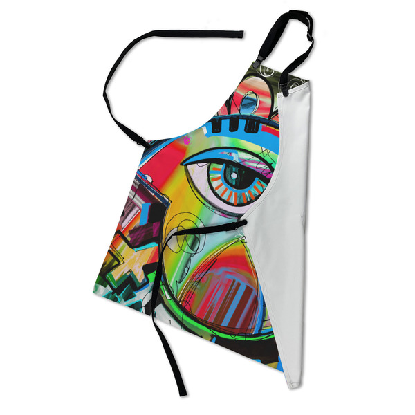 Abstract Eye Painting Apron - Folded