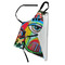 Abstract Eye Painting Apron - Folded