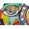 Abstract Eye Painting Apron - Pocket Detail with Props